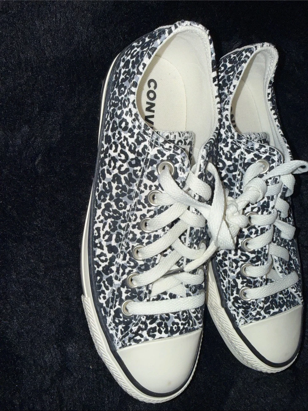 Converse Chuck Taylor All Star Low Top Leopard Sneakers Size W 7.5 / M 5.5 - Picture 4 of 14